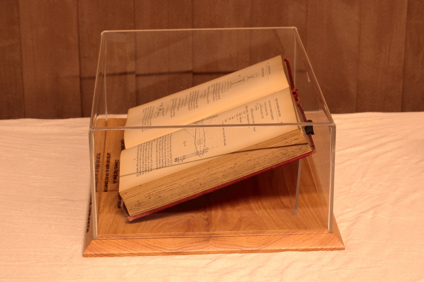 Rare Book Display Case w35cm x d25cm x h12cm