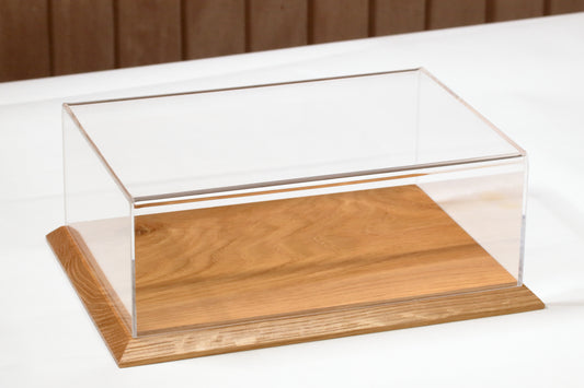 A4 Display Case 297mm x 210mm (A4) x 10cm (h) with Oak Base