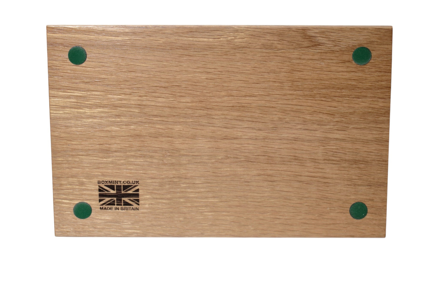 Handmade Display Case w20cm xd12cm xh32cm with Oak base