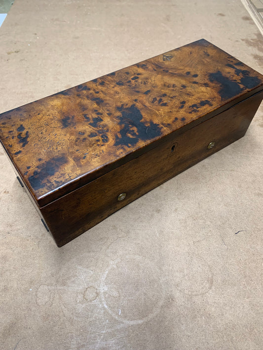 Small, Early keywound F.Nicole 4 air music box, Circa 1843, serial number 21325.