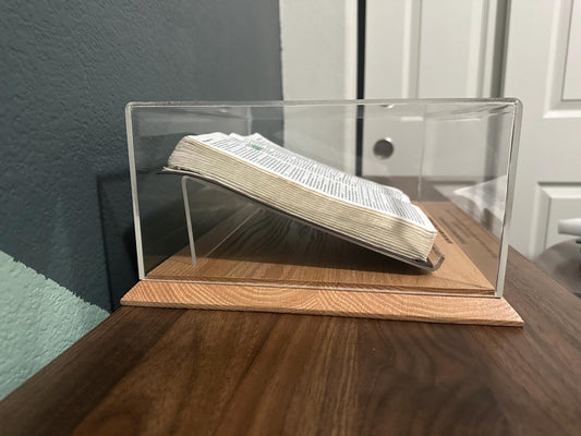 Rare Book Display Case w47cm x d34cm x h12cm (A4 Open)