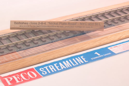 Gauge 1 Train Display case. Track length 100cm