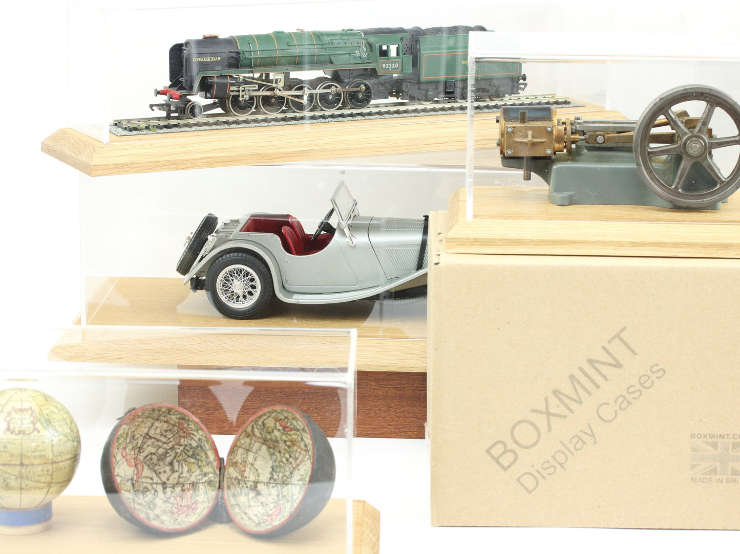 Case 37cm / Track 33.5cm (Double) OO Gauge Scale Model Train Case
