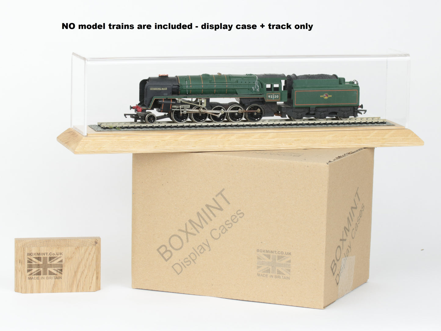 Custom Size OO Gauge Scale Model Train Case up to 335mm track length